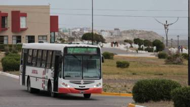 Sin servicio de colectivos en Las Grutas