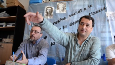 Jorge Molina, titular de la CTA de los Trabajadores llevó la voz del grupo que impugna la ordenanza del contrato del cerro Catedral. (Archivo)