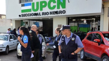 viedma - 26/04/2019
el juez ignacio gandolfi allano las oficinas de UPCN y el IPAP
foto : Marcelo Ochoa