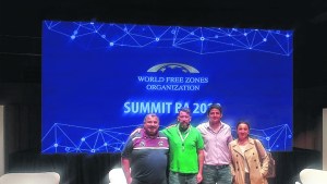 Zapala estuvo en el Congreso Mundial de Zonas Francas