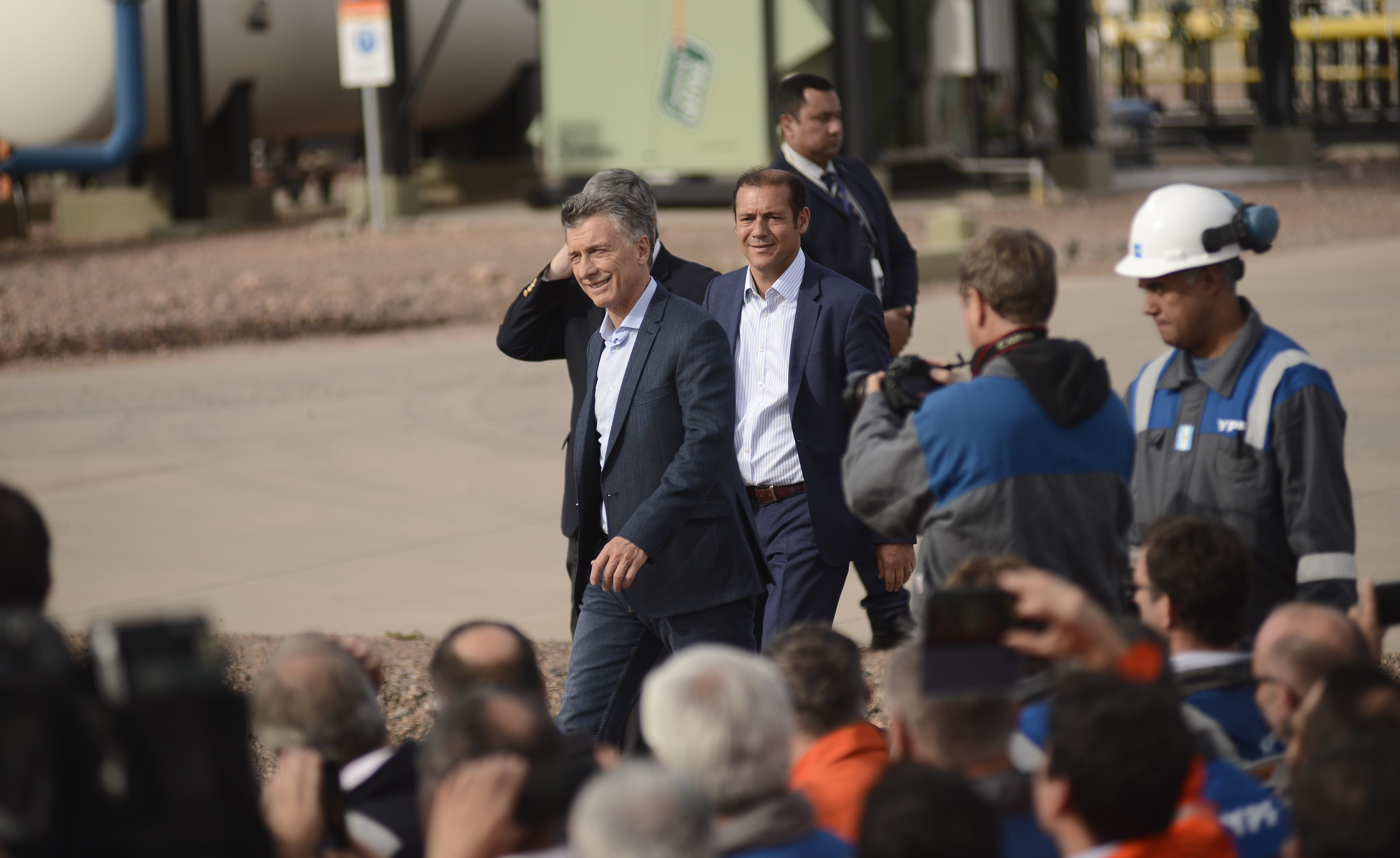 El jefe de Estado visitó Neuquén la semana pasada para la inauguración de un oleoducto. Foto: Mauro Pérez