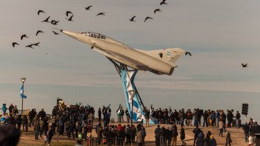 Las mejores imágenes del acto en el Memorial Malvinas
