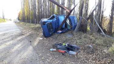 Dos personas heridas tras un impactante accidente en Regina