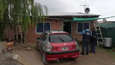 El allanamiento se realizó en la Toma 7 de Mayo. (Foto: Gentileza.-)