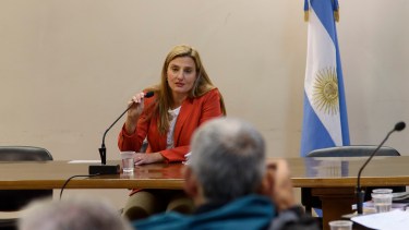 La jueza Romina Martini estuvo a cargo del juicio por abuso sexual realizado en Bariloche. Foto: Marcelo Martínez