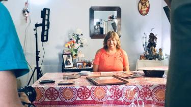 El detrás de escena del documental "Yo soy". 