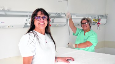 Lleva dos años como directora del Hospital de Allen: “Cada uno tiene que buscar el respeto y la valoración dentro del equipo de salud”. Foto Mauro Perez. 