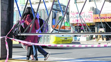 El sector quedará accesible para los colectivos y los peatones. Fotos Florencia Salto