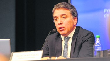 El ministro de Hacienda Nicolás Dujovne. Busca más apoyo del Fondo Monetario para el último tramo del gobierno de Macri. Foto: Archivo