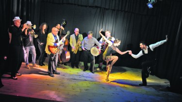 Un cabaret lleno de “Jazz, swing y tap” en Fundación Cultural Patagonia