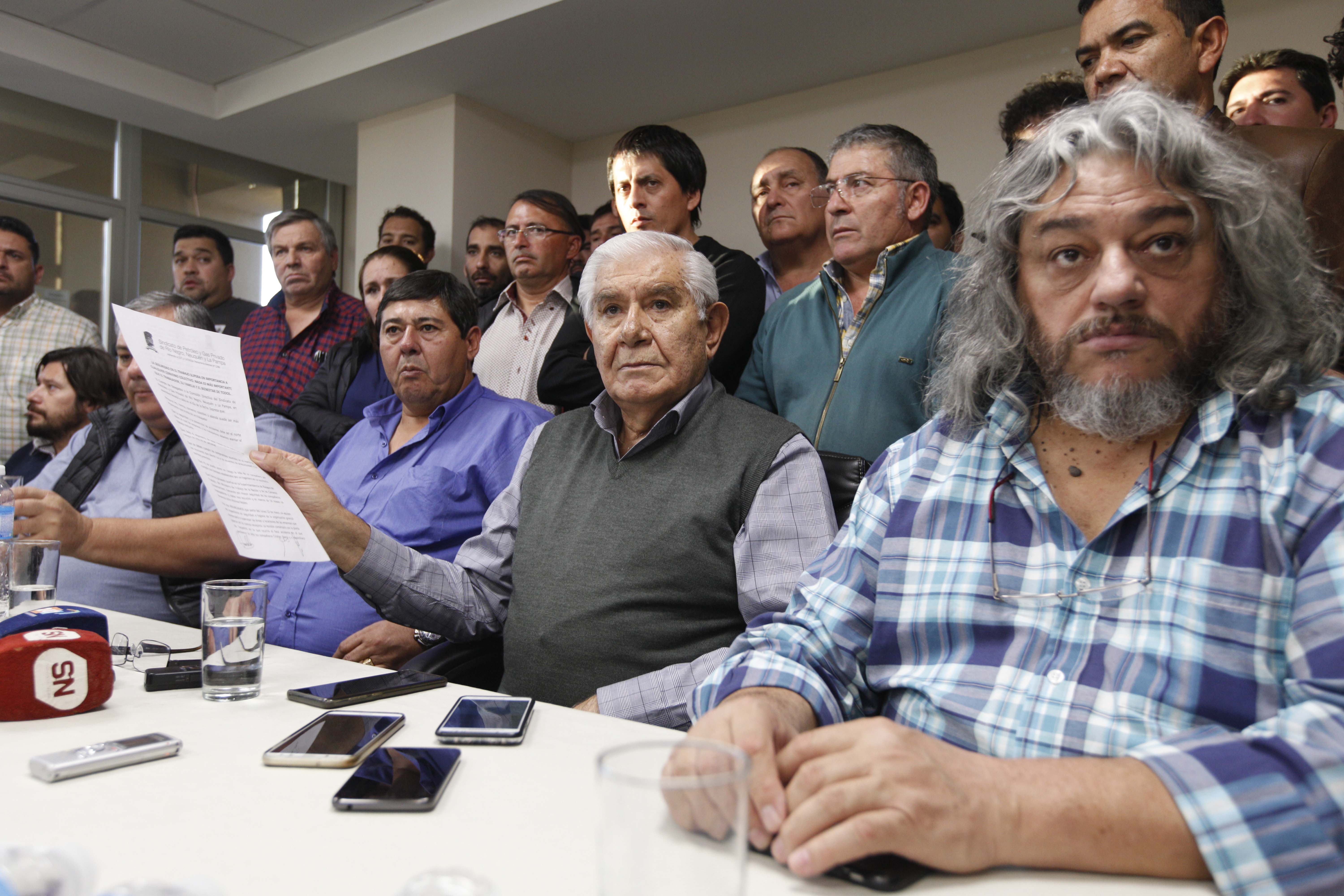 Pereyra durante la conferencia de prensa. Juan Thomes