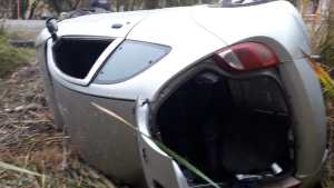 Violento accidente sobre la Ruta 151 en Cinco Saltos