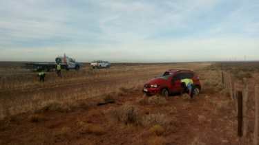 Vuelco en la Ruta 22 cerca de Arroyito