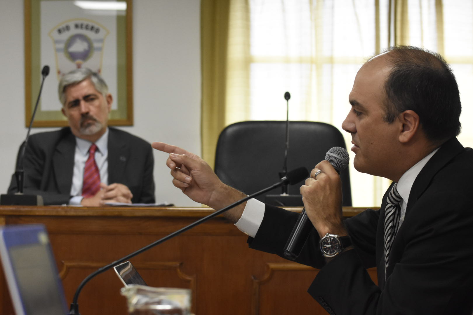 El fiscal Márquez Gauna pidió que declaren responsable al médico imputado de incumplimiento de los deberes de funcionario público. (Foto Florencia Salto)