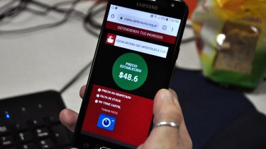 La aplicación se puede usar desde el celular. Foto: Gentileza