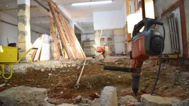 La obra la realiza la empresa Hiza Construcciones.