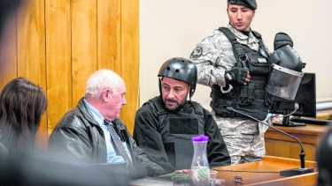 El acusado tuvo ayer su primera audiencia, debido a que se disparó en la cabeza y estuvo grave. Foto: Marcelo Martinez