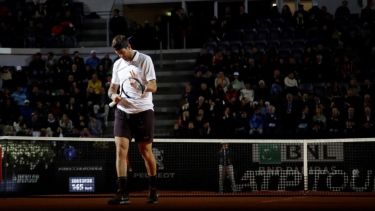 Del Potro estuvo a la altura del duelo y casi le gana al N°1 del mundo.