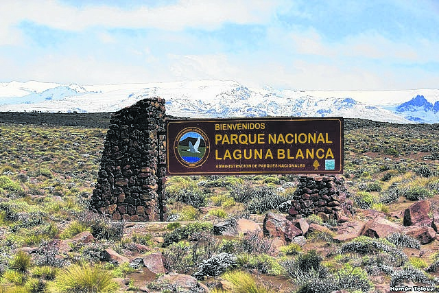 El Parque Nacional Laguna Blanca, en Neuquén. Foto: Archivo