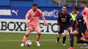 Messi metió un doblete y fue una vez más el Pichichi de la Liga