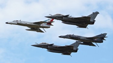 Los aviones Super Étendard, que utilizaba el ejército francés.