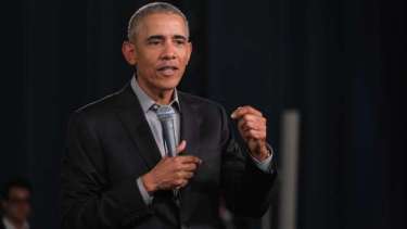 Obama acusó a Trump de incitar los disturbios en el Capitolio.