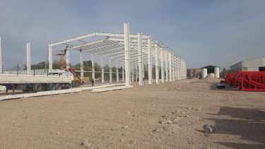 La construcción de la mendocina Prear empezó hace unas semanas. (Foto gentileza)