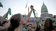Imagen de 19F: Pañuelazo y marea verde frente al Congreso en reclamo por el aborto legal