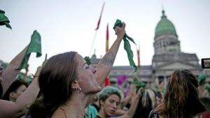 19F: Pañuelazo y marea verde frente al Congreso en reclamo por el aborto legal