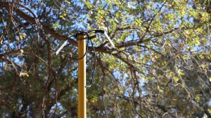 Se robaron los reflectores de una pista de educación vial en Centenario