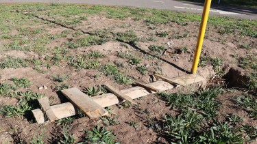 el sitio está ubicado a la vera la Ruta 7 y se había convertido en un lugar de educación para los vecinos. Foto gentileza Municipalidad de Centenario