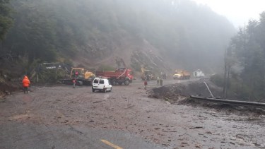 El acceso al paso internacional desde Chile está cerrado (Gentileza).