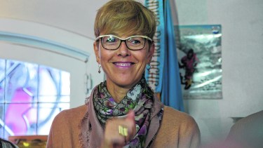 La senadora rionegrina Siilvina García Larraburu anunció la donación del 50% de sus haberes. Archivo