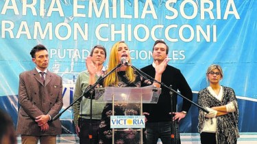 Los cuatro candidatos en el 2017, cuando el FpV ganó con el 49%. Foto: archivo