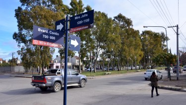 El intento de secuestro en el bulevar Contín y Ministro Jofre. Foto: Marcelo Ochoa.