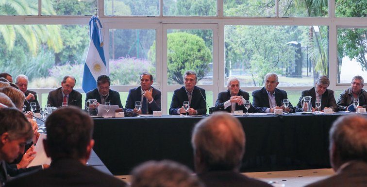 En Abril se realizó un plenario de la Mesa con la participación del presidente de la Nación, Mauricio Macri.
