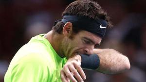 Una pesadilla: Del Potro volvió a fracturarse la rodilla y será operado