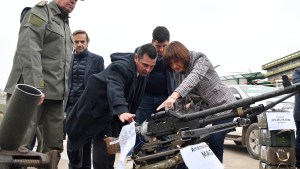 Estas son las armas incautadas en el operativo que detuvo a un roquense