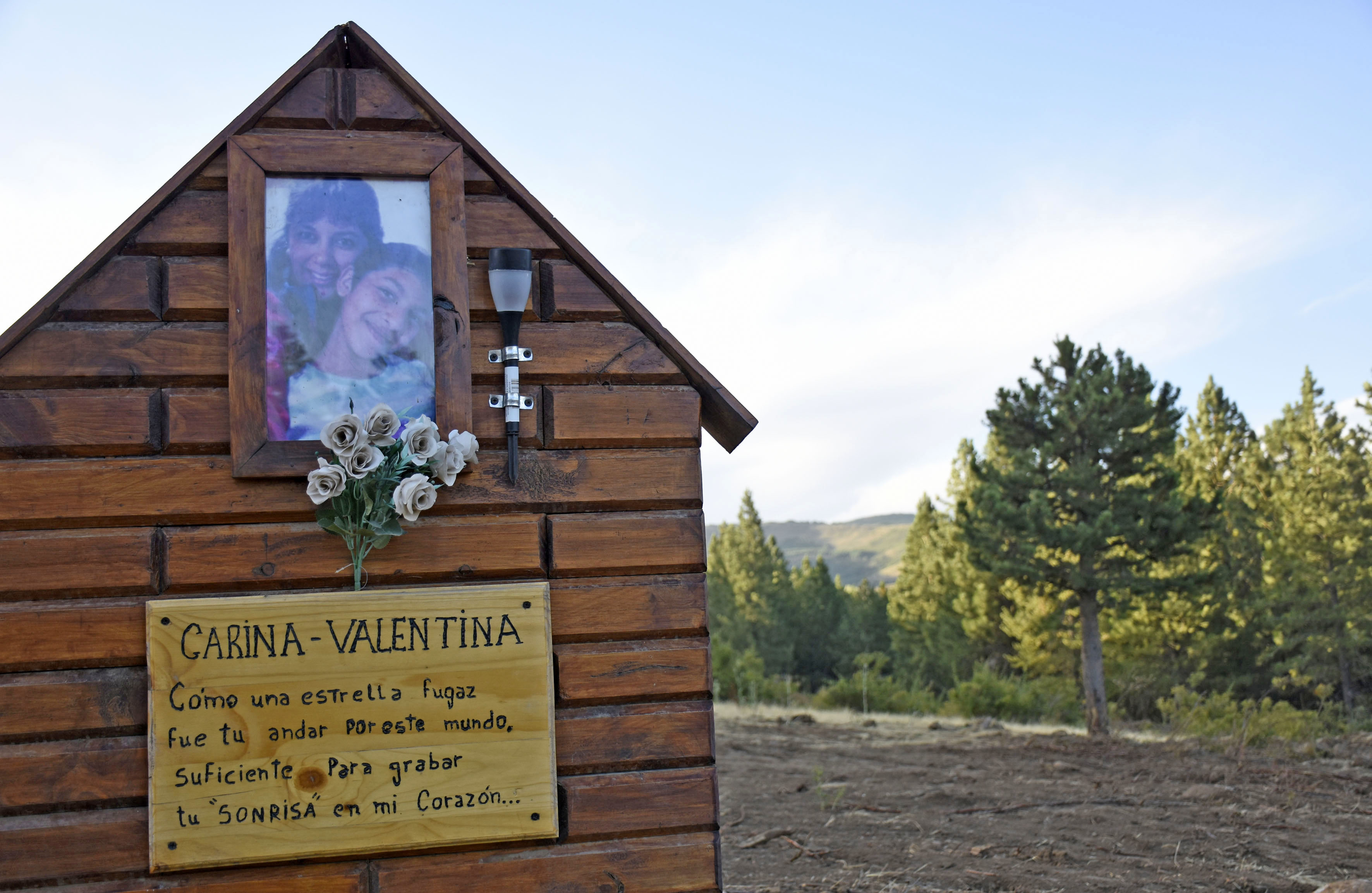 El 22 de febrero de 2018 Lorenzo Muñoz asesinó a Carina y Valentina Apablaza en Las Ovejas. Foto Florencia Salto