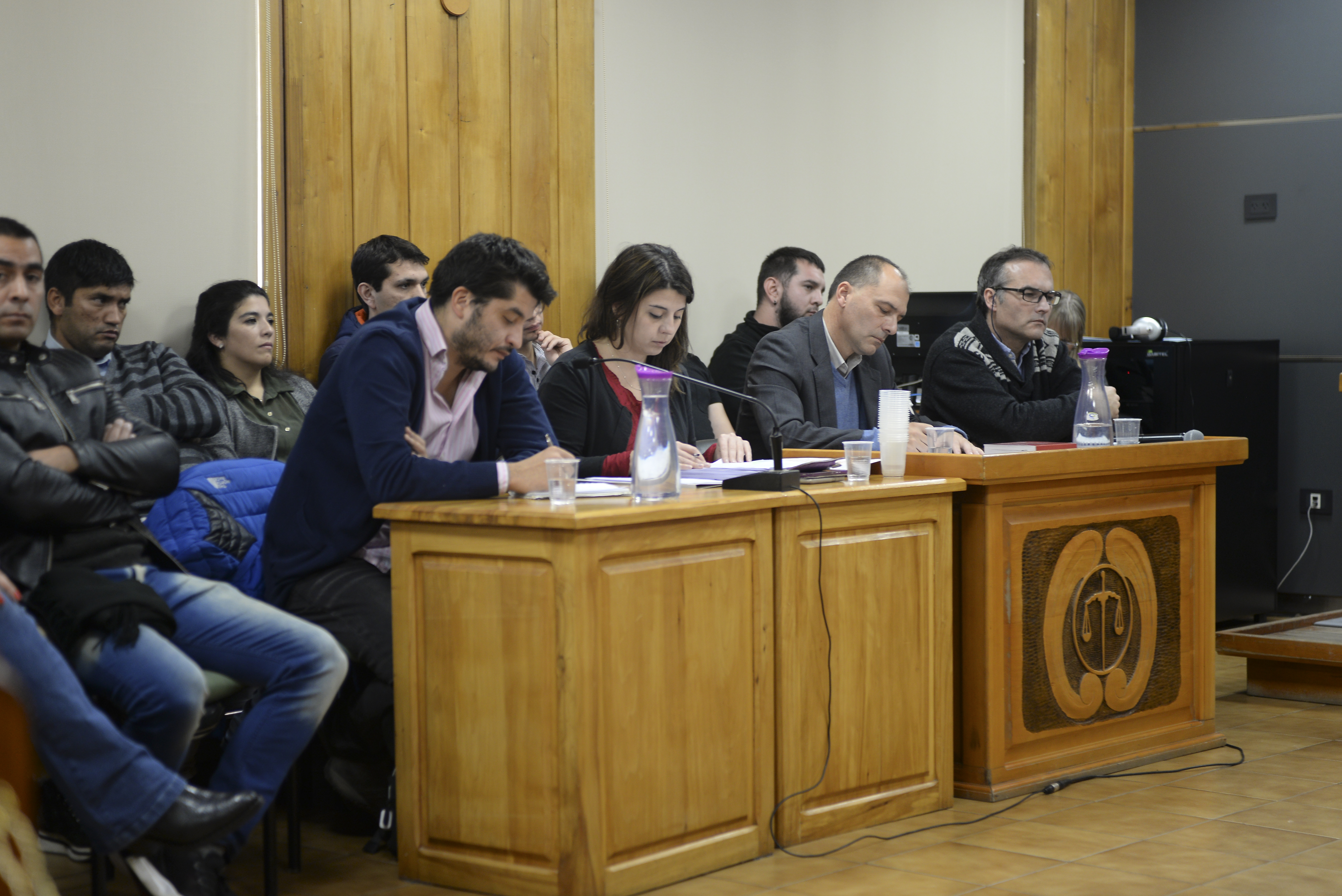 Once empleados municipales fueron acusados en la audiencia de formulación de cargos. (Foto: Alfredo Leiva)