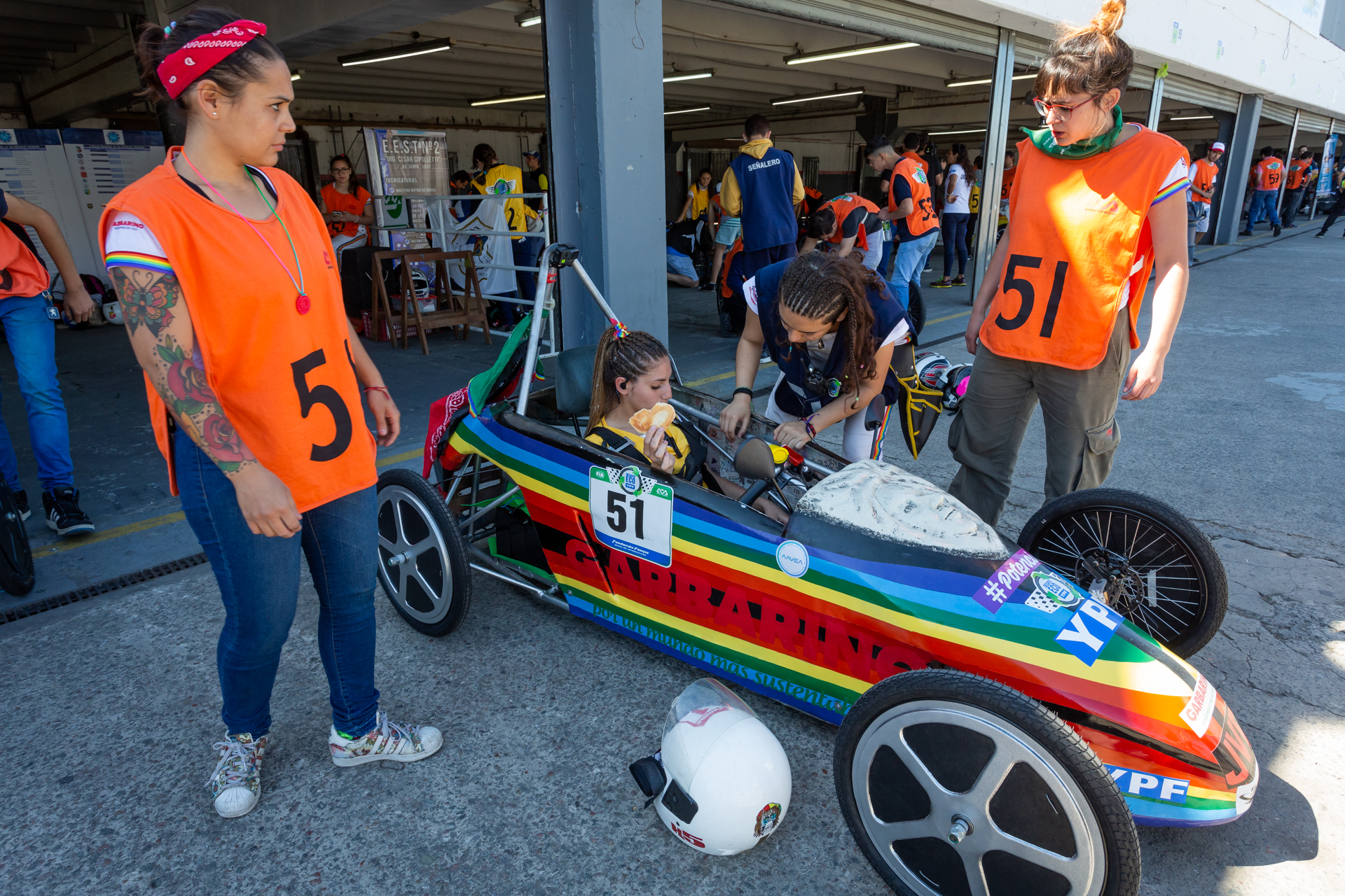 Los autos eléctricos construidos por estudiantes competirán en el autódromo de Buenos Aires. (Gentileza).-