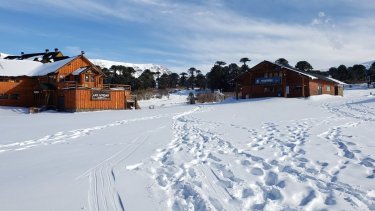 El centro de Ski de Caviahue Foto: Twitter @valecaviahue