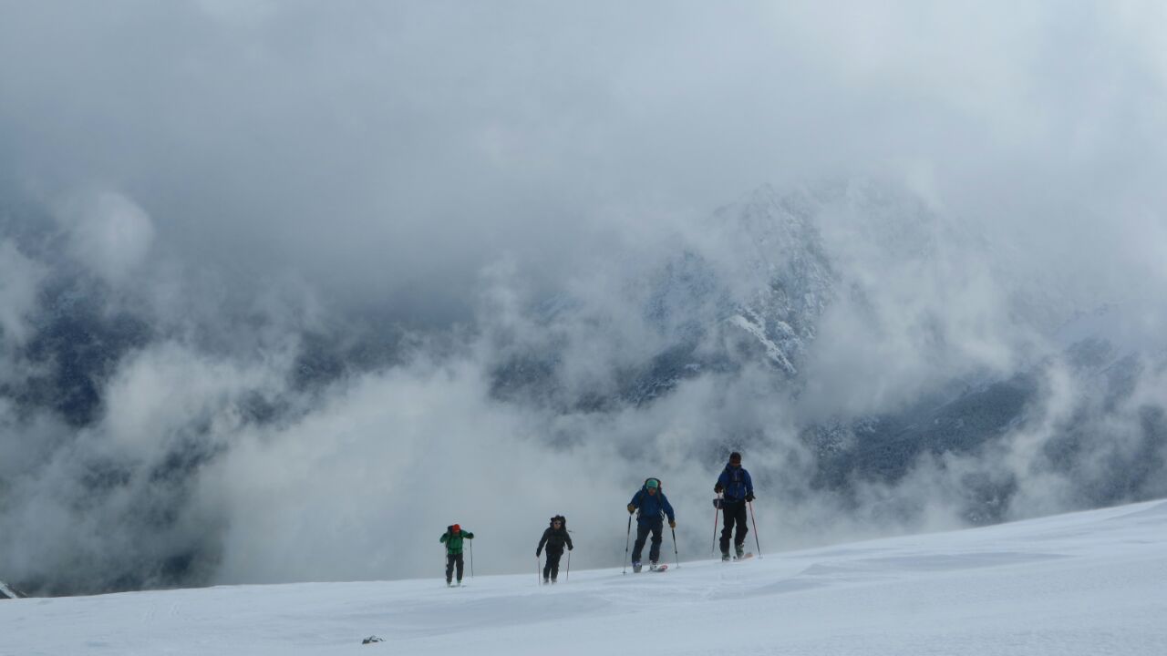 Se registra un crecimiento de la práctica de esquí de travesía. Foto: gentileza