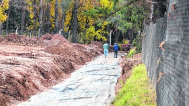 En Neuquén está la segunda megaobra: la Ciudad Sanitaria. (Foto: Mauro Pérez.-)