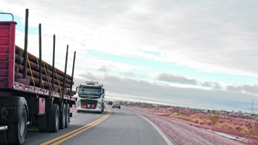 Camiones petroleros, una postal frecuente en las rutas. Foto: Florencia Salto