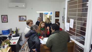 La junta electoral municipal de Plaza Huincul. Foto: Gentileza