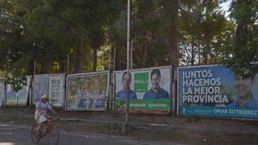 Todos los candidatos utilizaron séxtuples para promocionarse en la vía pública. Foto: archivo.