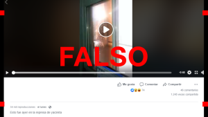 No, el video viral del cortocircuito no está relacionado con el apagón