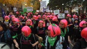 Multitudinarias marchas por «Ni Una Menos» en la región