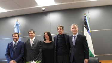 El acto oficial de jura de los nuevos funcionarios judiciales se desarrolló en Tribunales. (Gentileza)